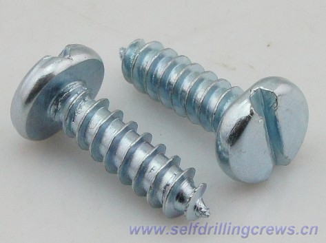 slotted pan head self tapping screws